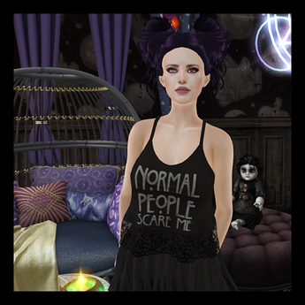 Second Life Marketplace - Oubliette- Normal Neo Witch Cami HOURGLASS
